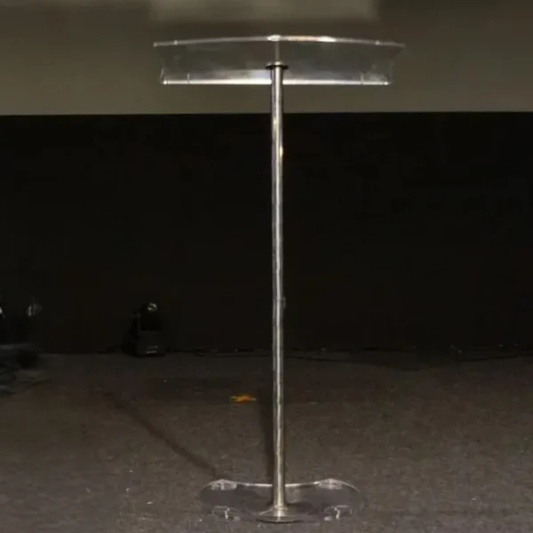 Púlpito Hillsong Clean de Acrílico e Aço Inox - Image 4