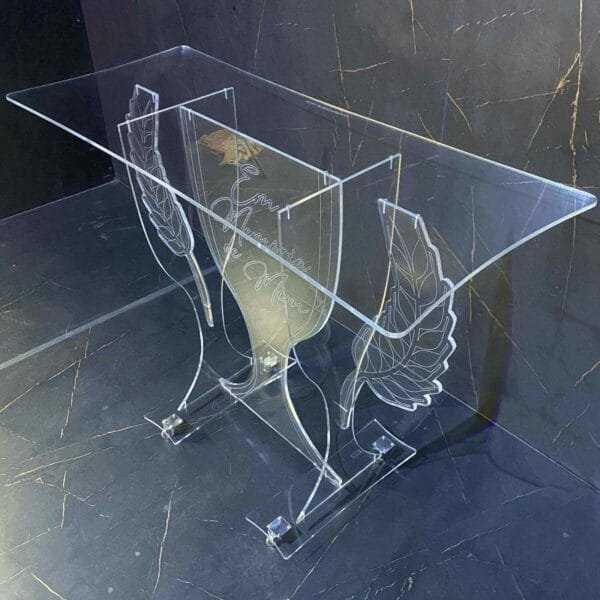Mesa Santa Ceia de Acrílico Virgem Em Memória de Mim - Image 2