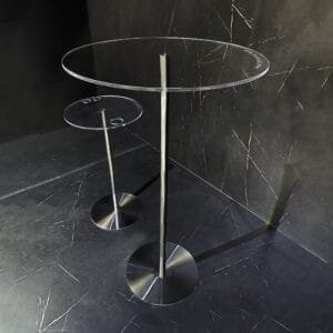 Conjunto Mesa Aparador Hillsong Slim de 1 Metro e Mesinha