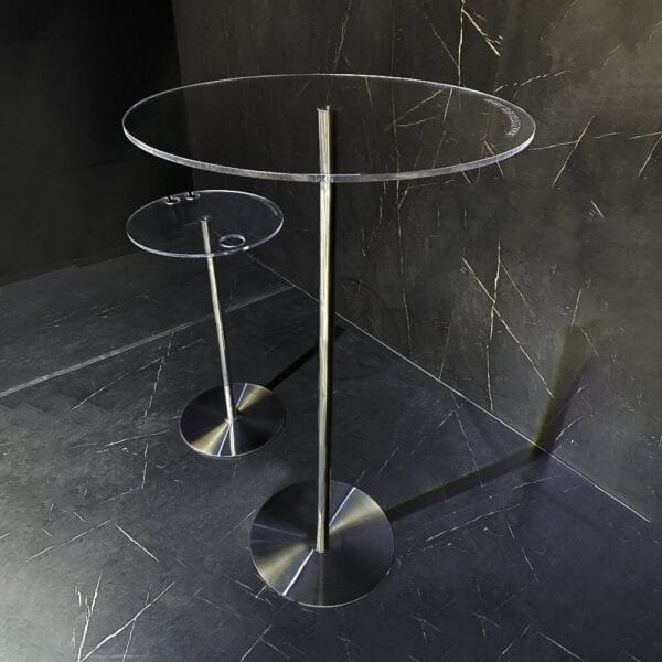Conjunto Mesa Aparador Hillsong Slim de 1 Metro e Mesinha