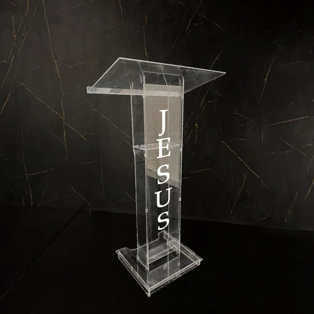 Púlpito de Acrílico Timóteo em 8mm ou 10mm