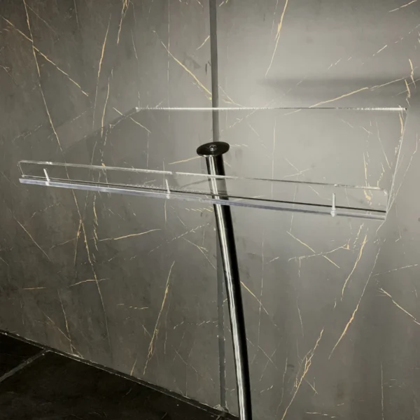 Púlpito Hillsong com Duas Mesas Slim em Aço Inox e Acrílico - Image 5